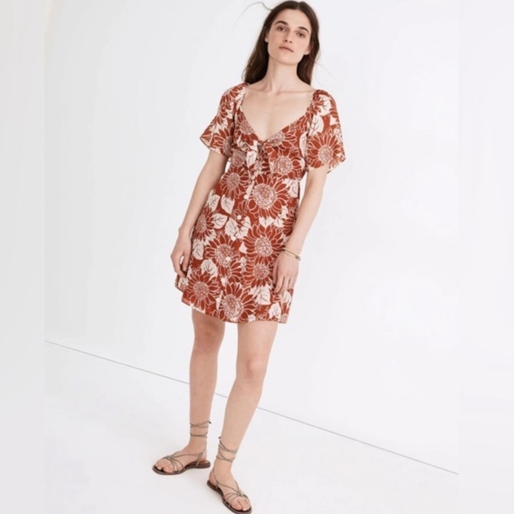 Madewell Silk Mini Dress